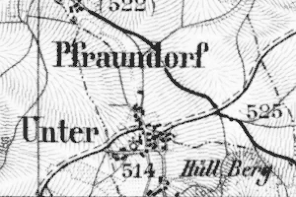 Map of Unterpfraundorf