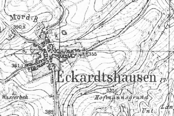 Map of Eckardtshausen