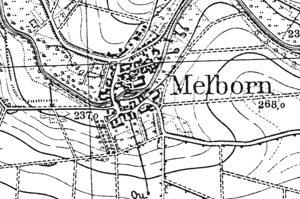 Map of Melborn