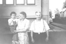 Jenni with her Grandparents, Emilie and Gust Henning